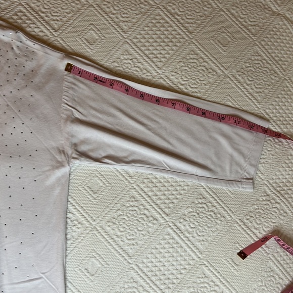 💥💥Design History Large White w/ Rhinestones Blouse - Picture 11 of 11